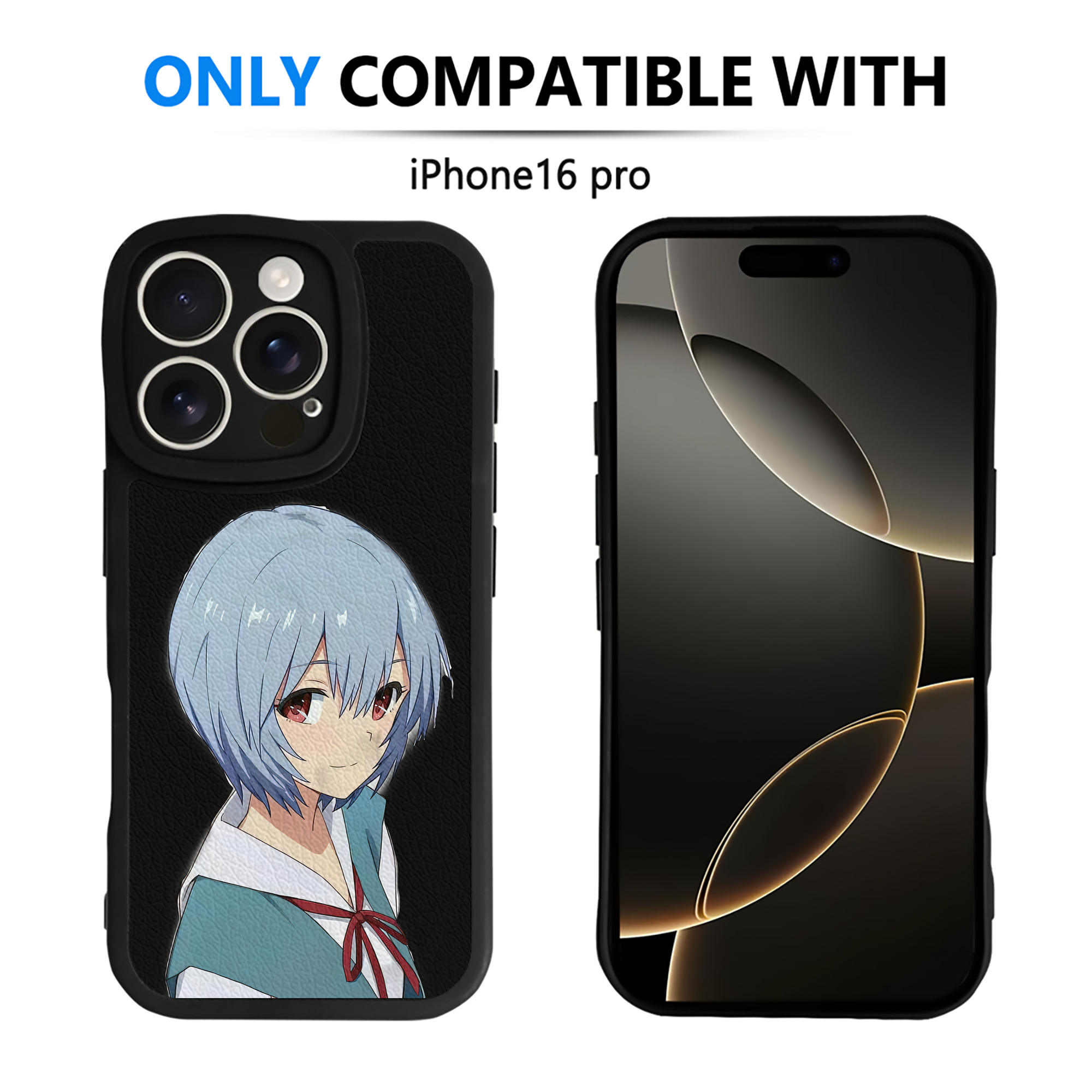 （画像用） EVA 新世紀エヴァンゲリオン 【iPhone 16シリーズ対応】シリコンスマホケース（レザー調） 材質：シリコン